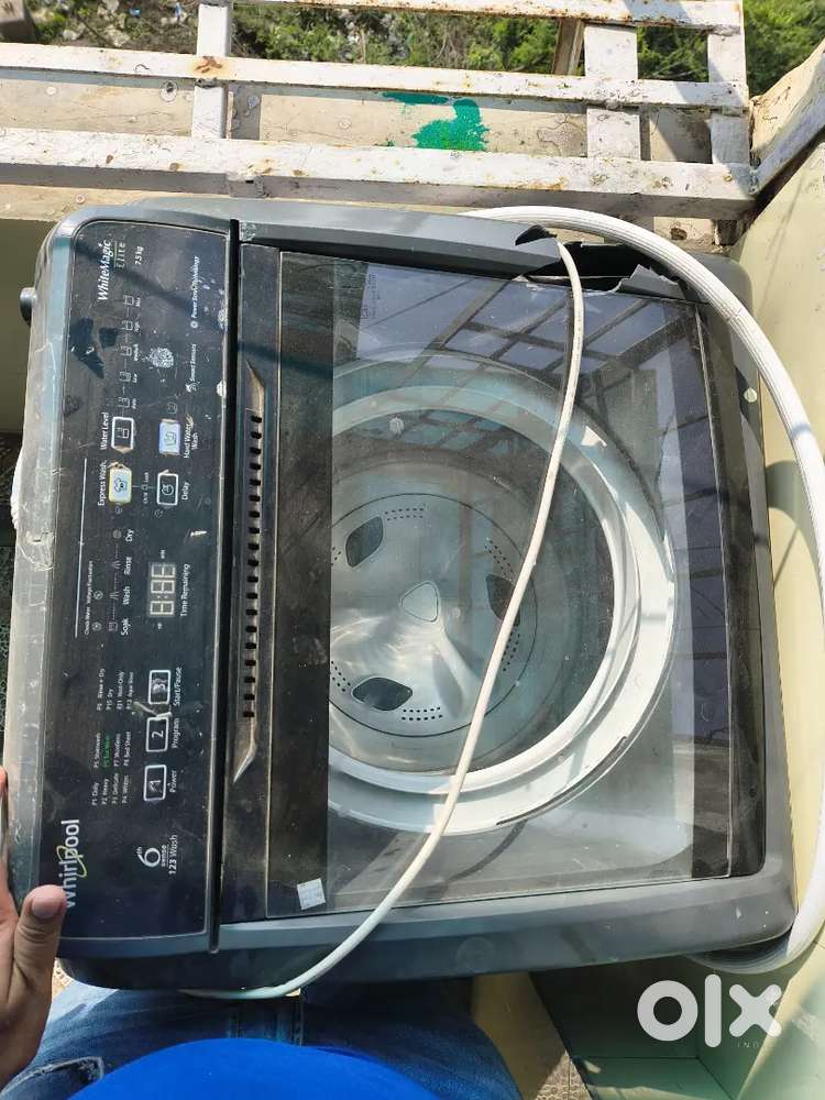 Fully automatic washing machine working whirlpool