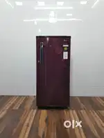 Lg single door 192ltrs flower model fridge working condition $+#7