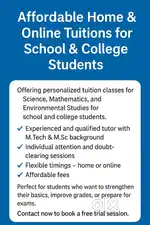 Affordable Home & Online Tuitions for School & College Students