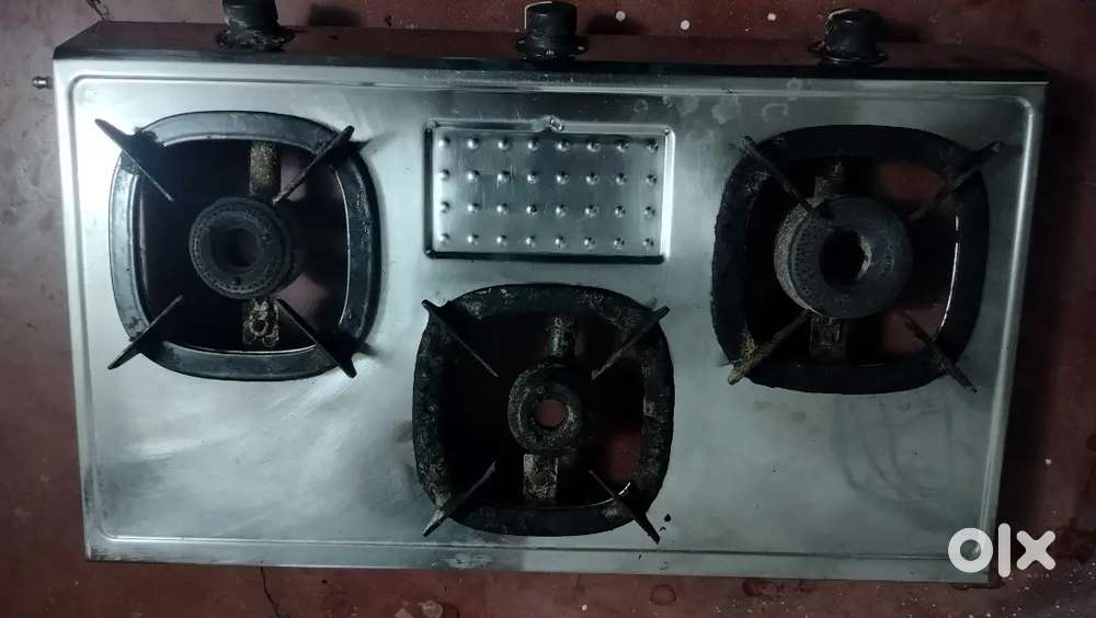 3 burner gas stove