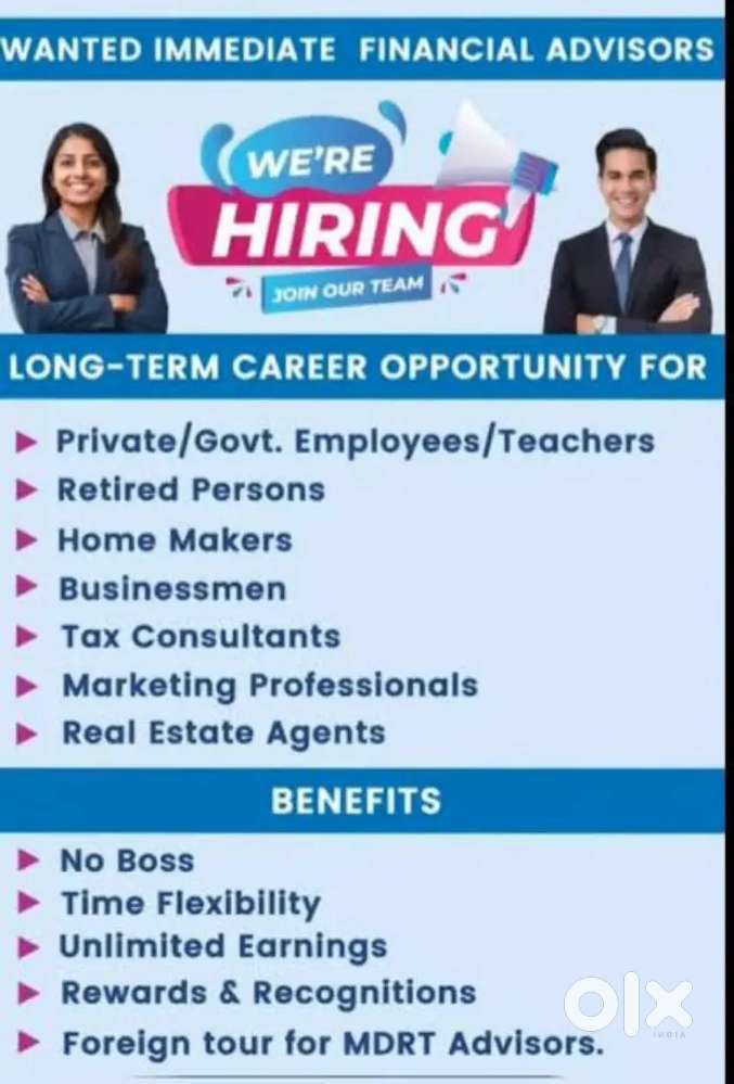 Become Life Insurance Advisor and Earn Rs.50,000/- per month.
