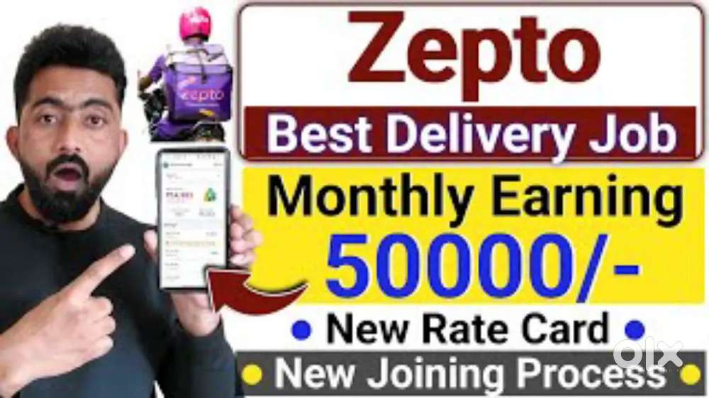 ZEPTO DELIVERY PARTNER JOB IN BHIWADI