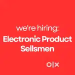 Looking for a salesman to sell electronics products
