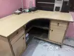 Big size Computer and study heavy wooden table