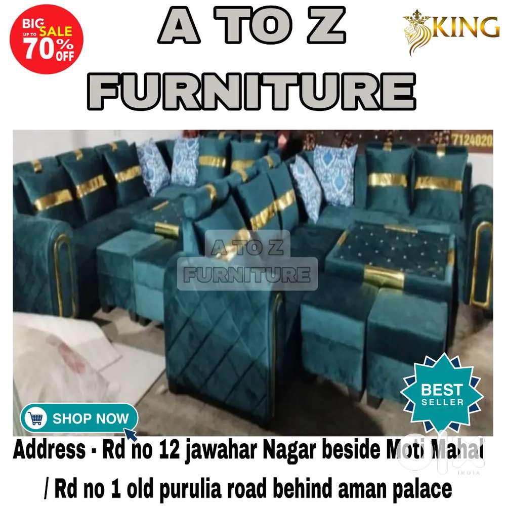 A TO Z FURNITURE WHOLESALE SHOWROOM MODERN TYPE SOFA EMI AVAILABLE