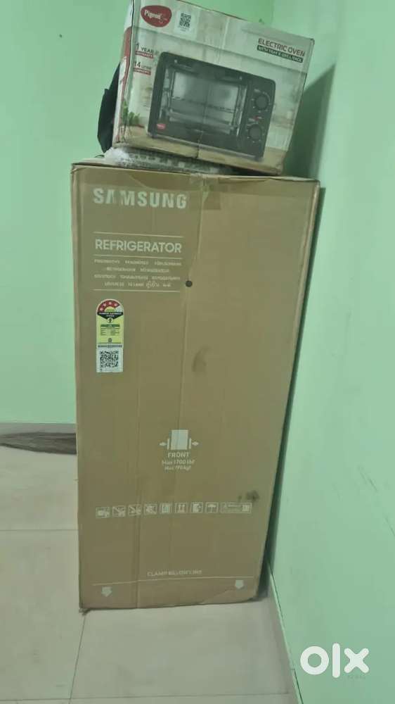 Sumsung fridge urgent sell with bill sell pack box