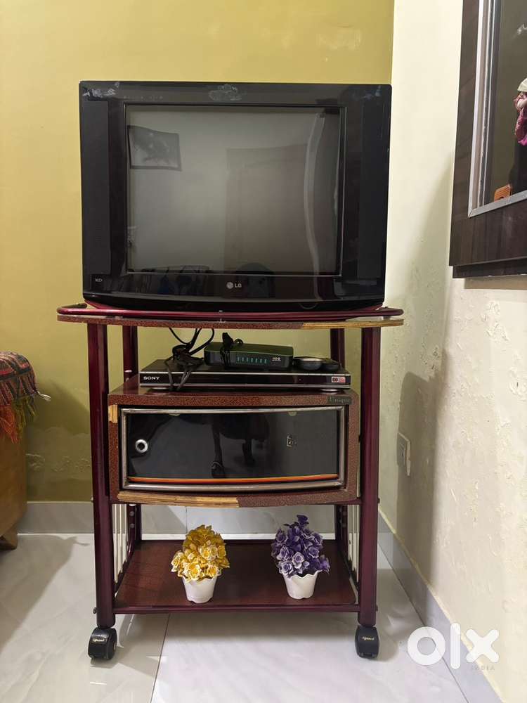 L.G. Tv, Trolly, Setup Box, DVD Player