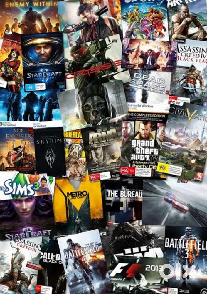 ALL PC GAMES WITH PLAY GURRENTY RS. 100
