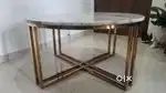 White marble finishing center table