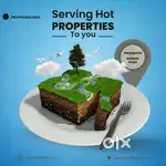 Plot for sale in gated community