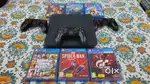 PS4 Slim 1 TB with 3 controller and 6 games