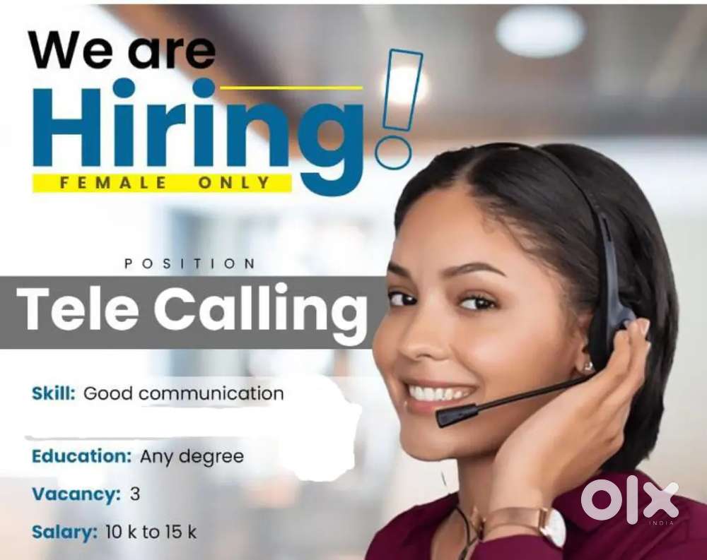 Telecalling work both male and female candidate can apply easily