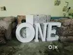 Br'dayyy decorative item letter  ONE