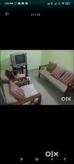 800 sqft 2 bhk fully furnished flat for rent in puthiyakavu.