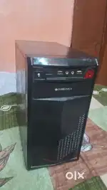 Desktop computer with led tv