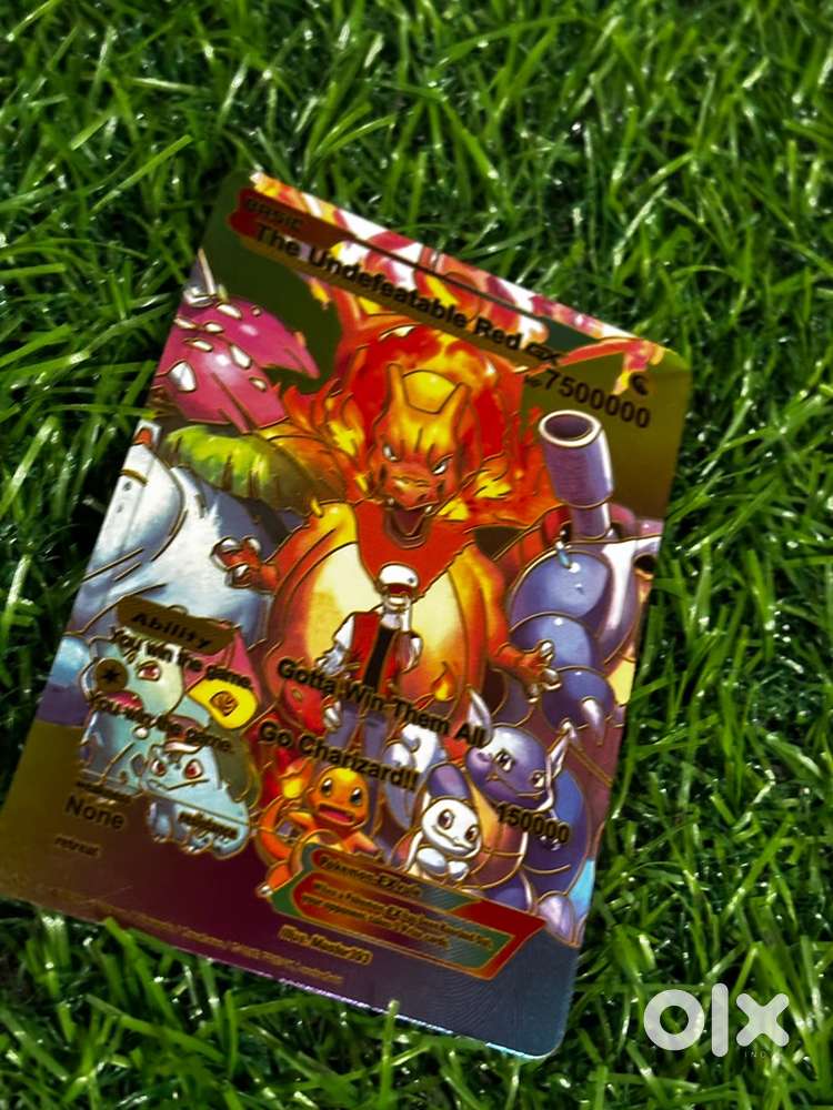 The undefeatable red rare Pokémon card