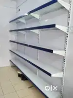Display racks wall mounted.