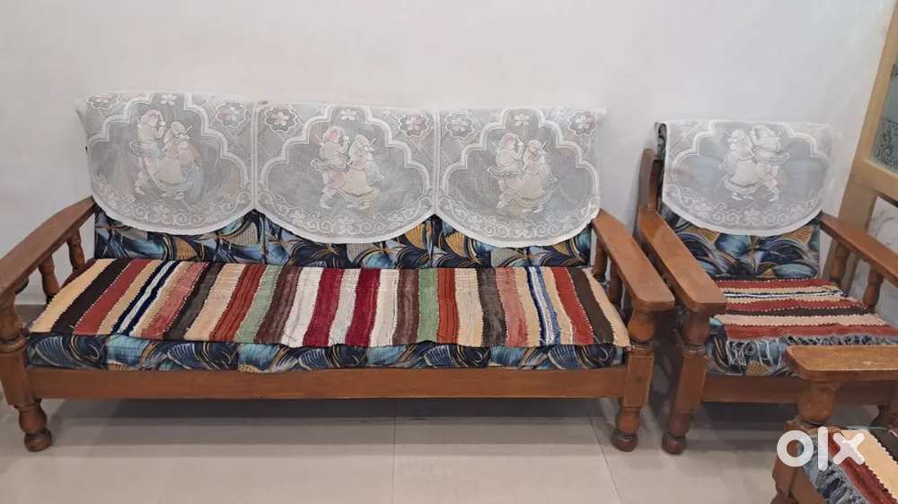 Wooden Sofa set