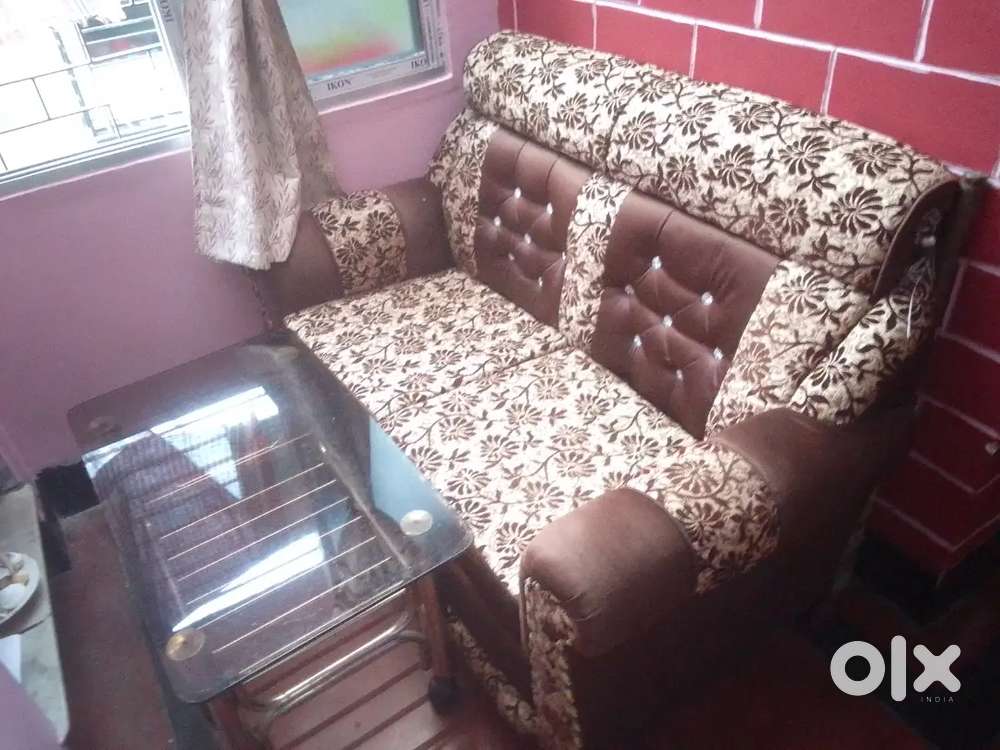 Newly 2seated sofa with tea table