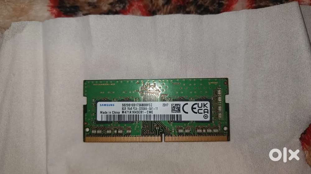 Samsung 8GB DDR4 3200MHz Laptop RAM – Excellent Condition