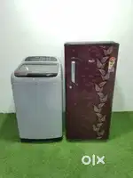 Whirlpool 190ltrs n Samsung 6.2+1kg w/m wit warranty n shippin in HSR