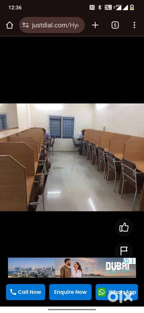 Office room or reading room for rent purpose