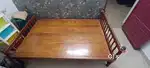 Wooden double cot/bed frame for sale
