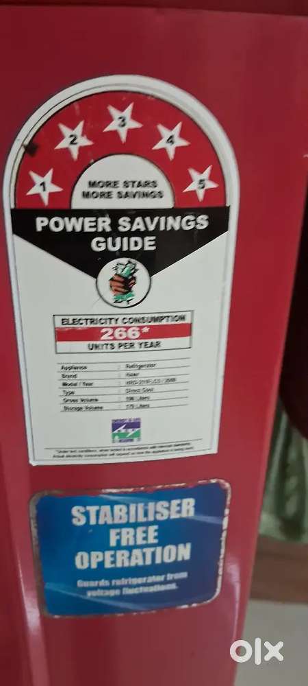 Fridge 190 ltrs