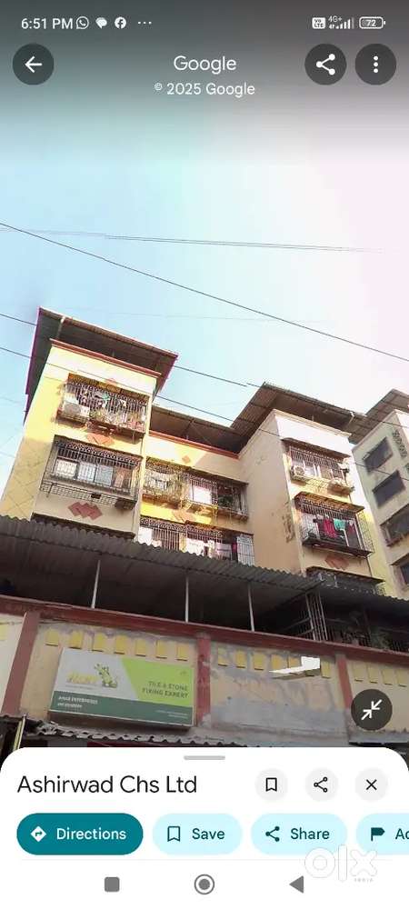 1bhk specious flat road facing, all title cleared