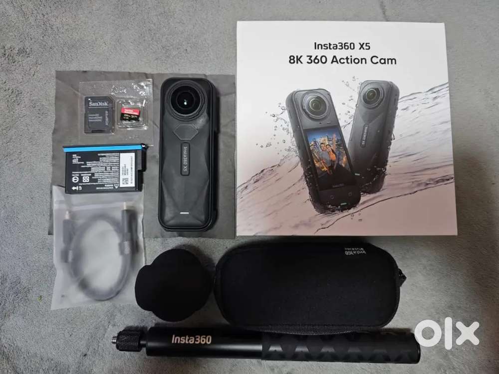 Insta360 X5 360 Action Camera Essentials Bundle