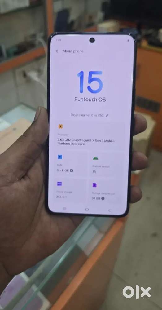 Vivo v50 8gb ram 256