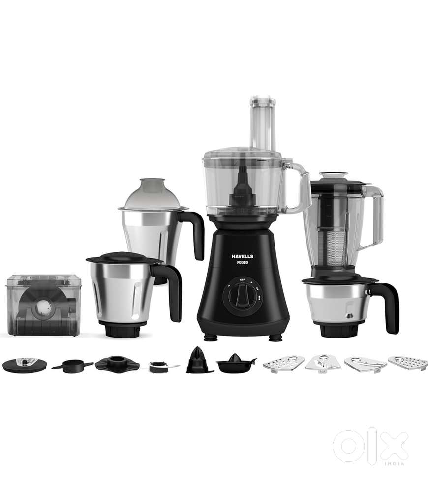 Brand New Havells 5 Jars Heavy Coppr Motor Foodo Mixer 5Years Warranty