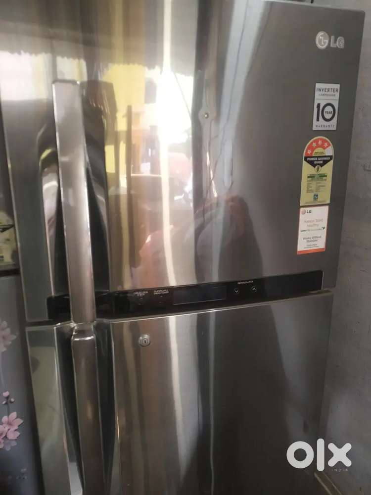 Used LG double door 350 liter refrigerator