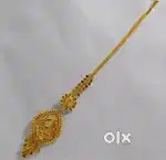 Gold plated maangtika for women and girls
