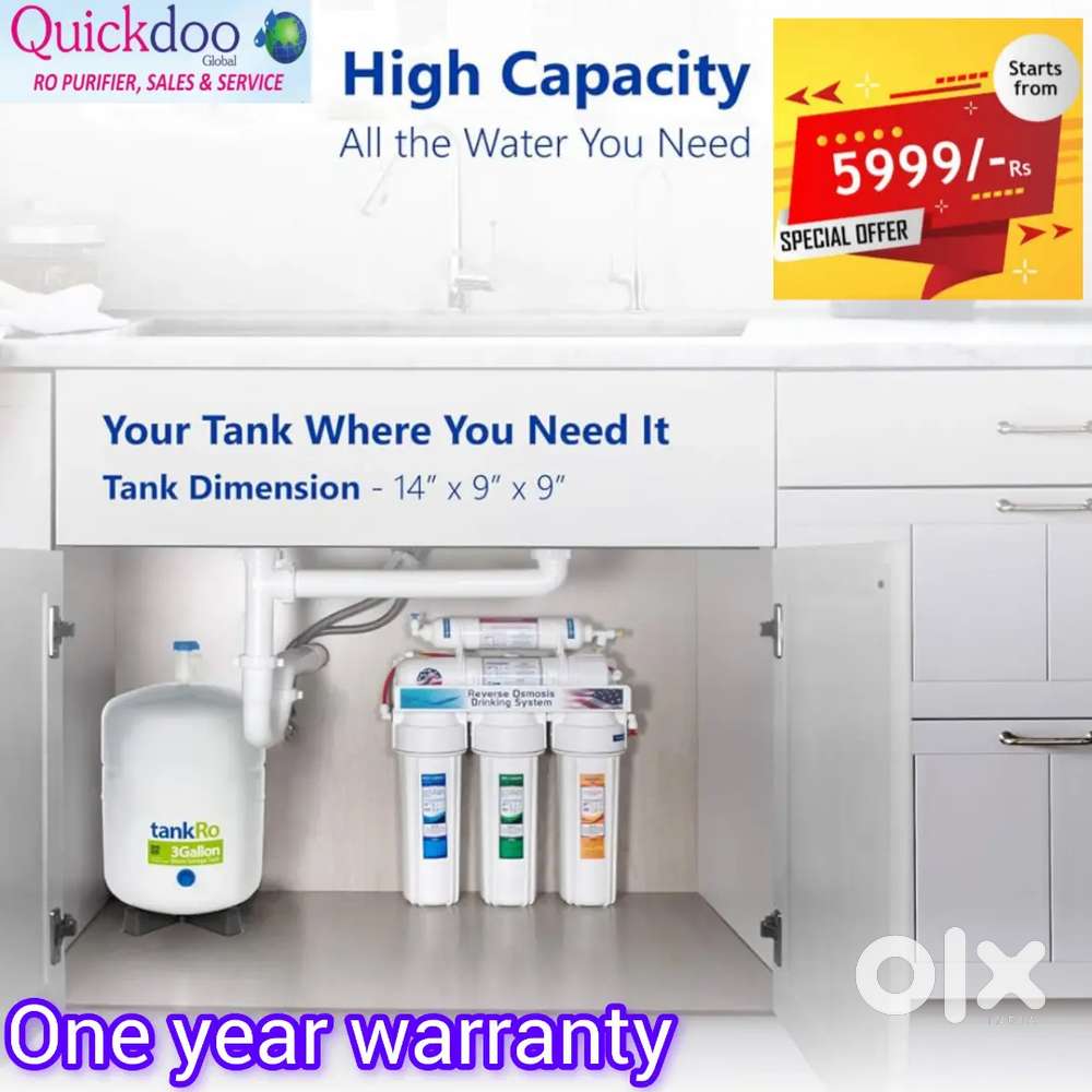 High quality Ro water purifier under sink new