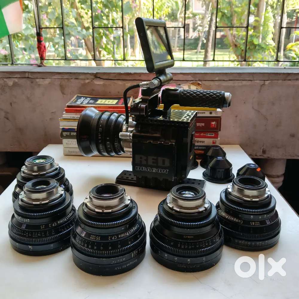 Red Epic 5k cinema Camera CP2 Lens kit