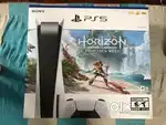 Sony PS5 White Digital Edition Console Horizon Forbidden West Bundle