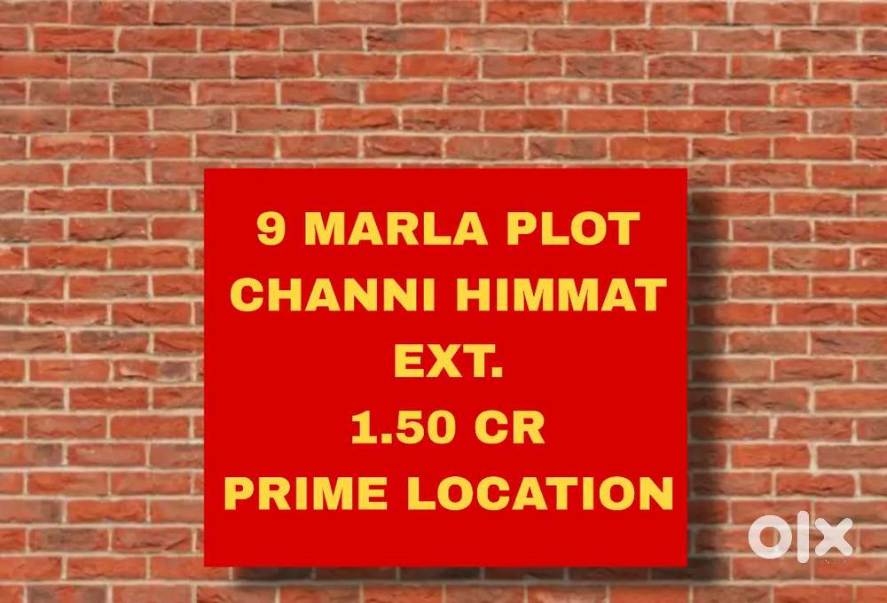 9 MARLA PLOT CHANNI HIMMAT EXT.
