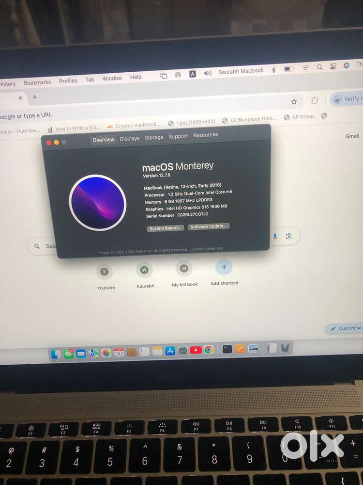 Macbook 2016 In good condition