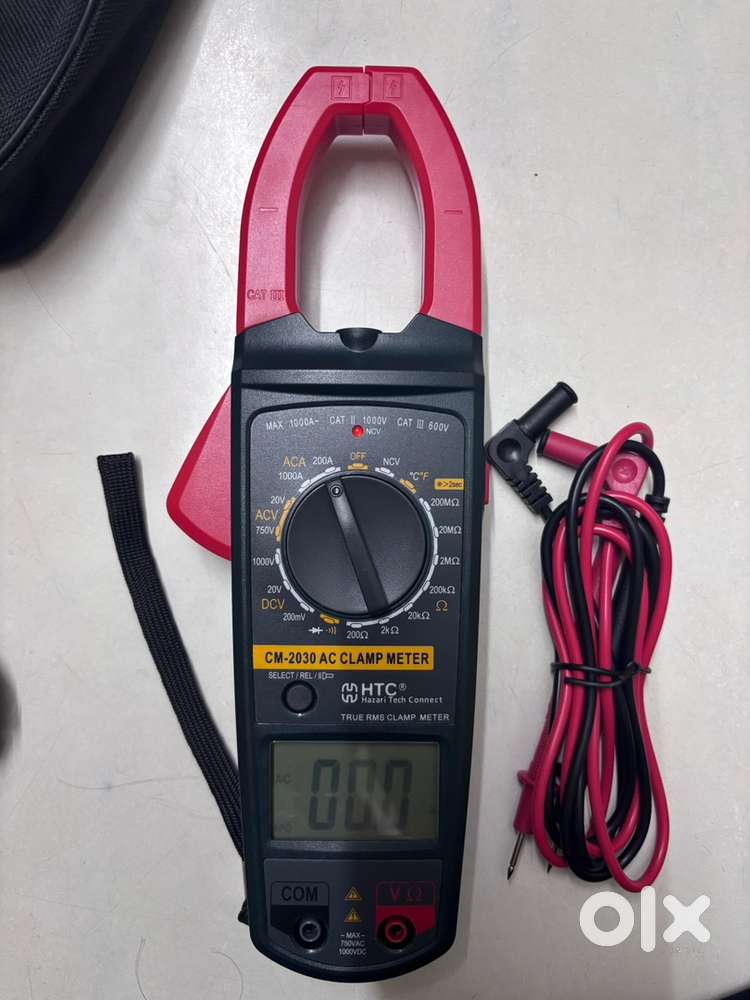 The item is an HTC CM-2030 Digital AC Clamp Meter.