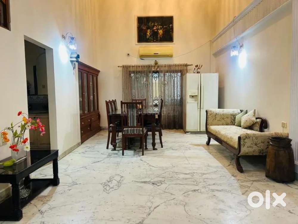 3bhk spacious airy semi - furnished flat for rent in sonari