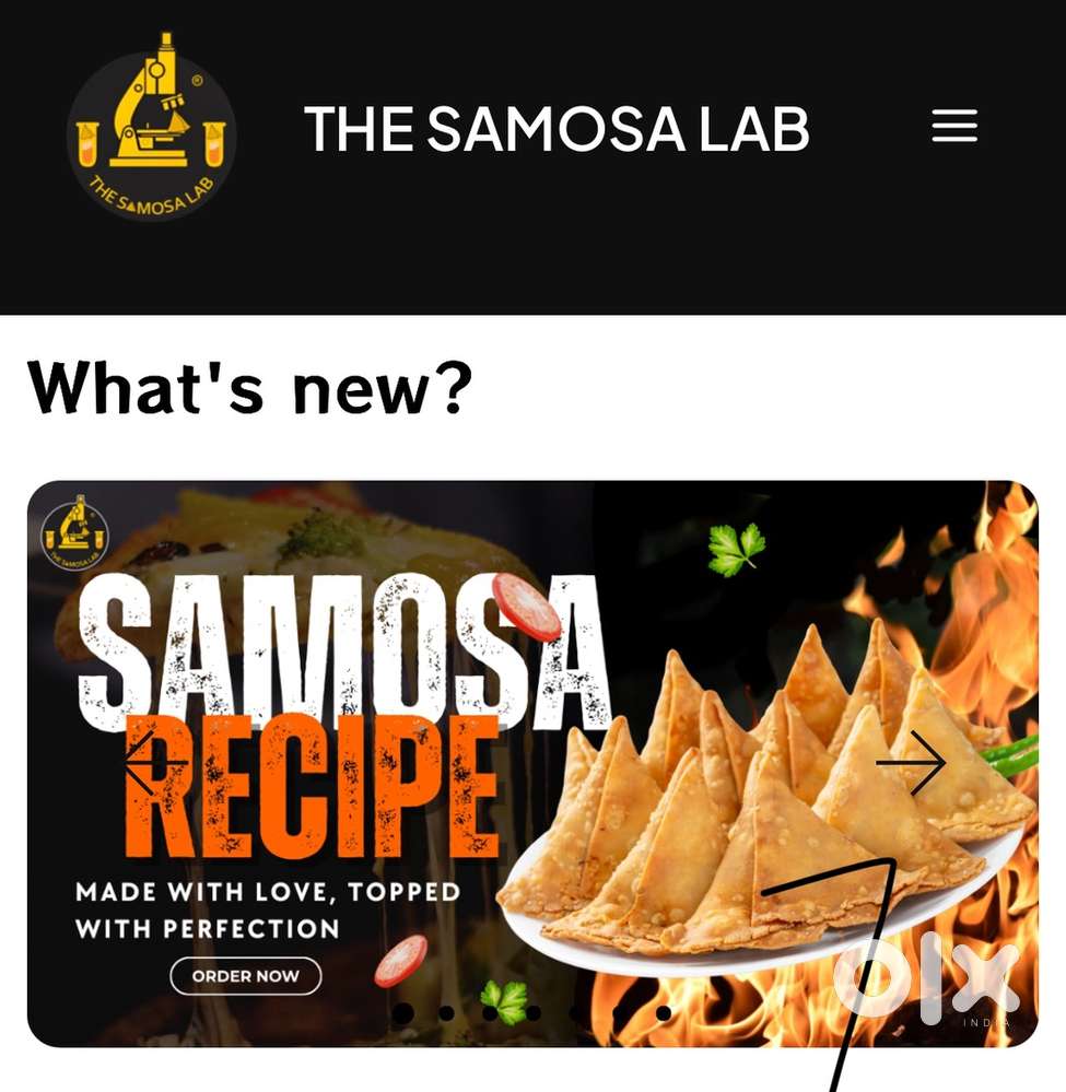 Chef for samosa and chinese