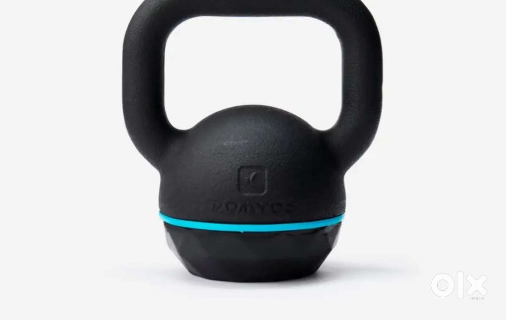 Pair of 8 kg domyos kettlebell for sale