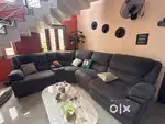 Recliner damro L shaped sofa