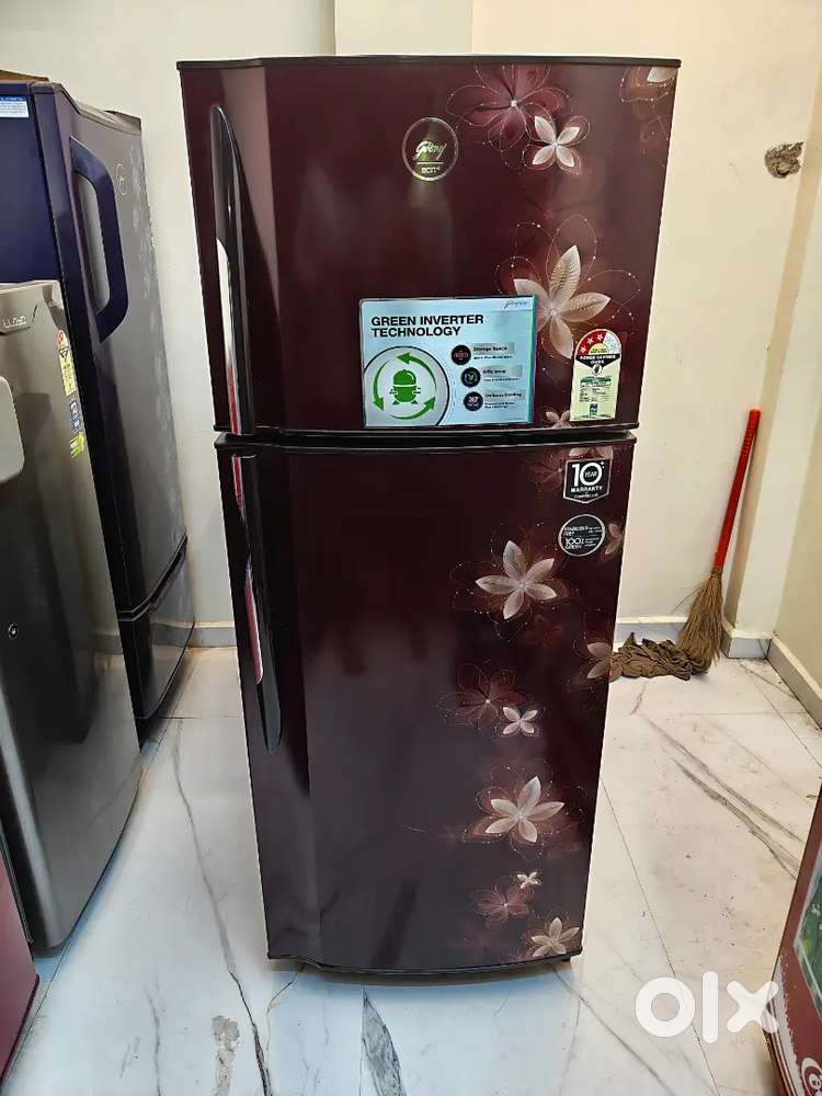 Godrej 260 Litre 3 Star Double Door Refrigerator Free Delivery Stand