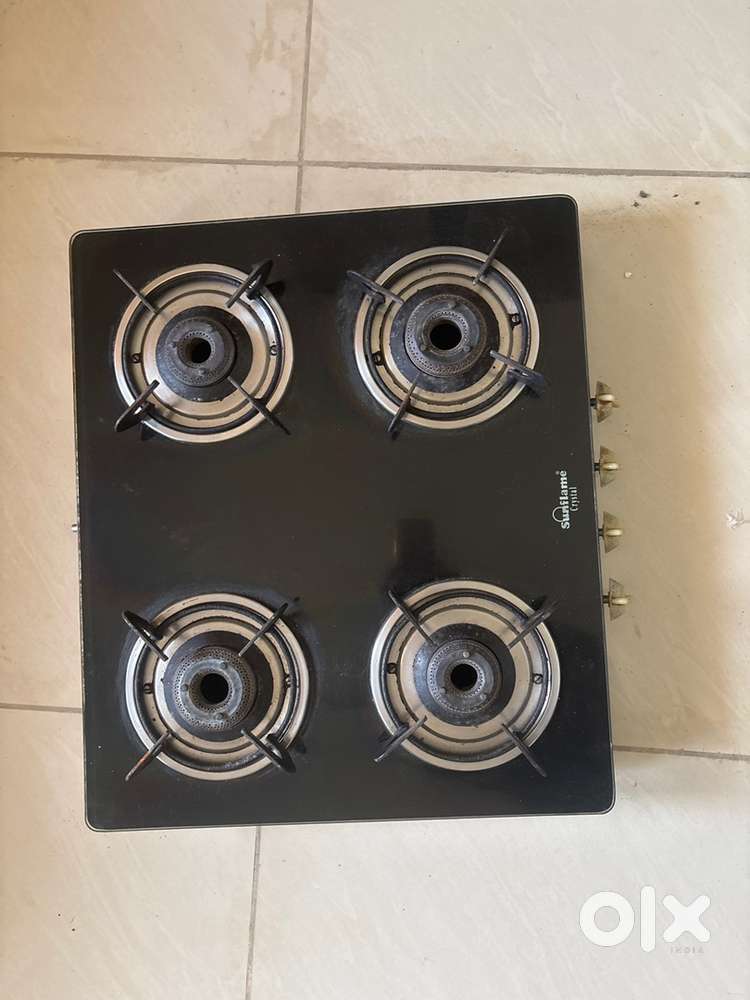 Sunflame 4 burner glasstop stove