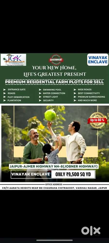 Premium residential farm plots for sale