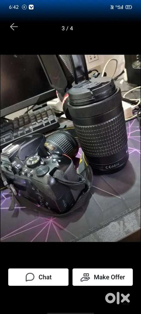 ONLY FOR RENT D3500 NIKON DSLR CAMERA