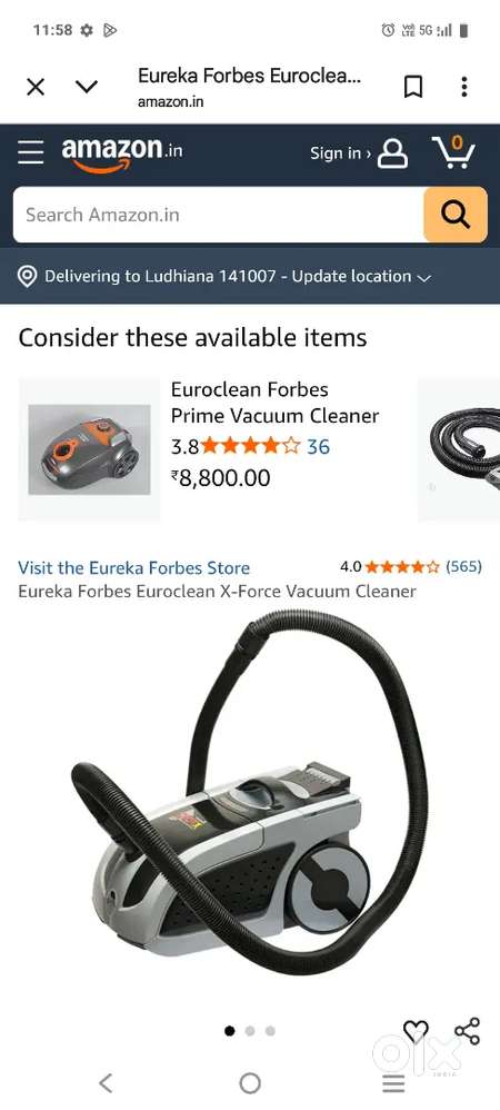 Euroclean forbes Prime Vaccum cleaner