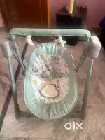 electric baby swing and rocker with mosquito net